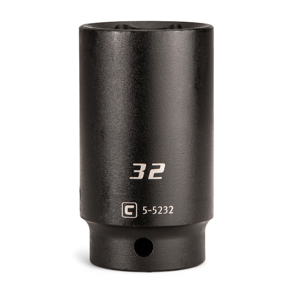 1/2 in Drive 32 mm 6-Point Metric Deep Impact Socket